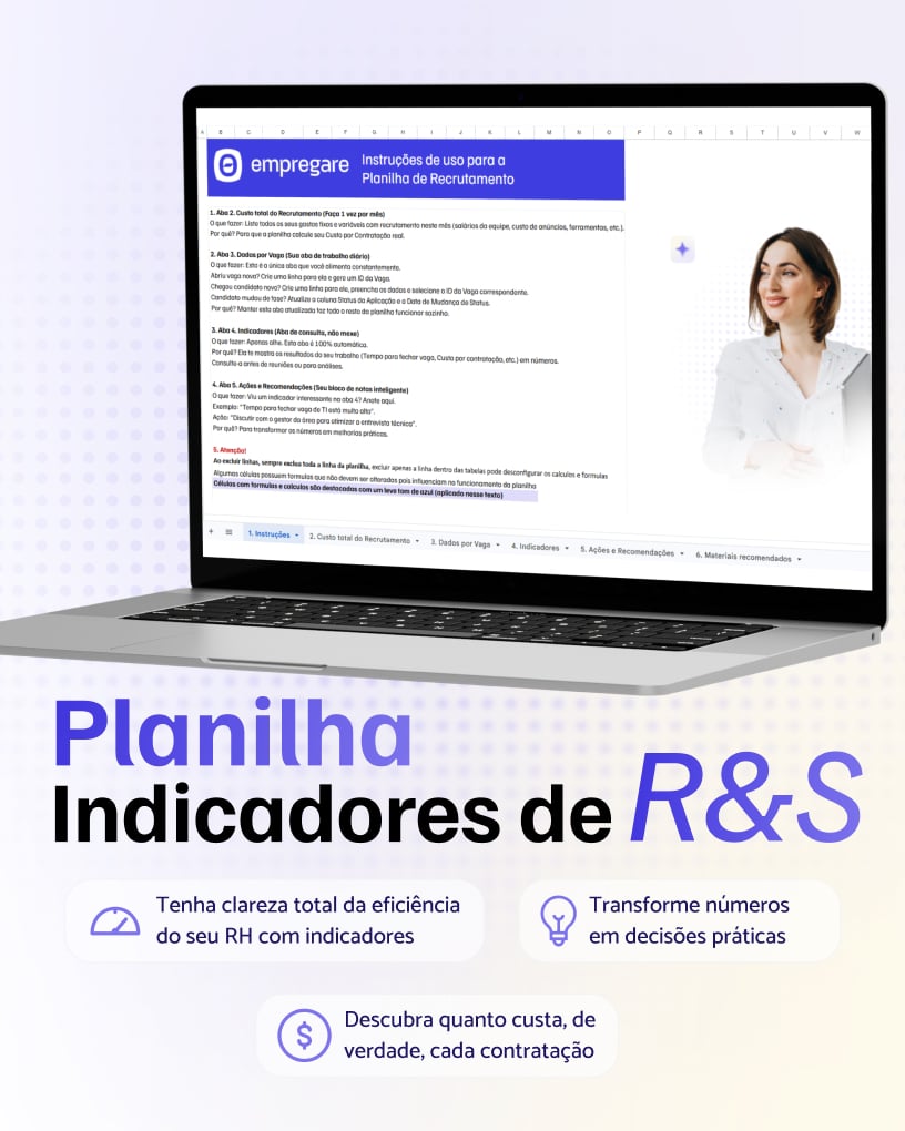 Planilha - Planilha de Indicadores de Recrutamento e Seleção
